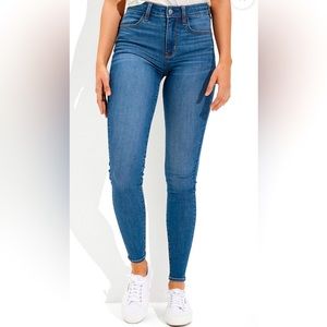 American Eagle women’s super stretch X, hi-rise jegging, size 8 short